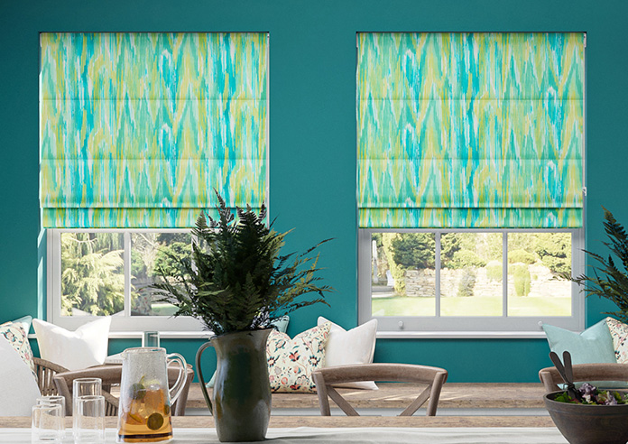 Bombay Velvet, Citrus Burst - Roman Blind - Image 3